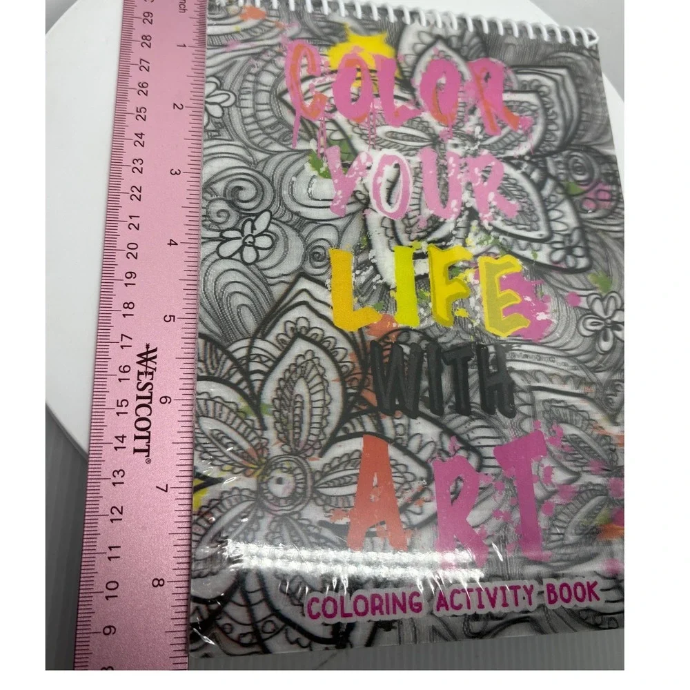 Coloring Activity‎ Book Iscream Color Your Life With Art 96 Pages NEW
